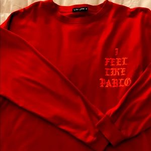 I FEEL LIKE PABLO ~ kayne west long sleeve